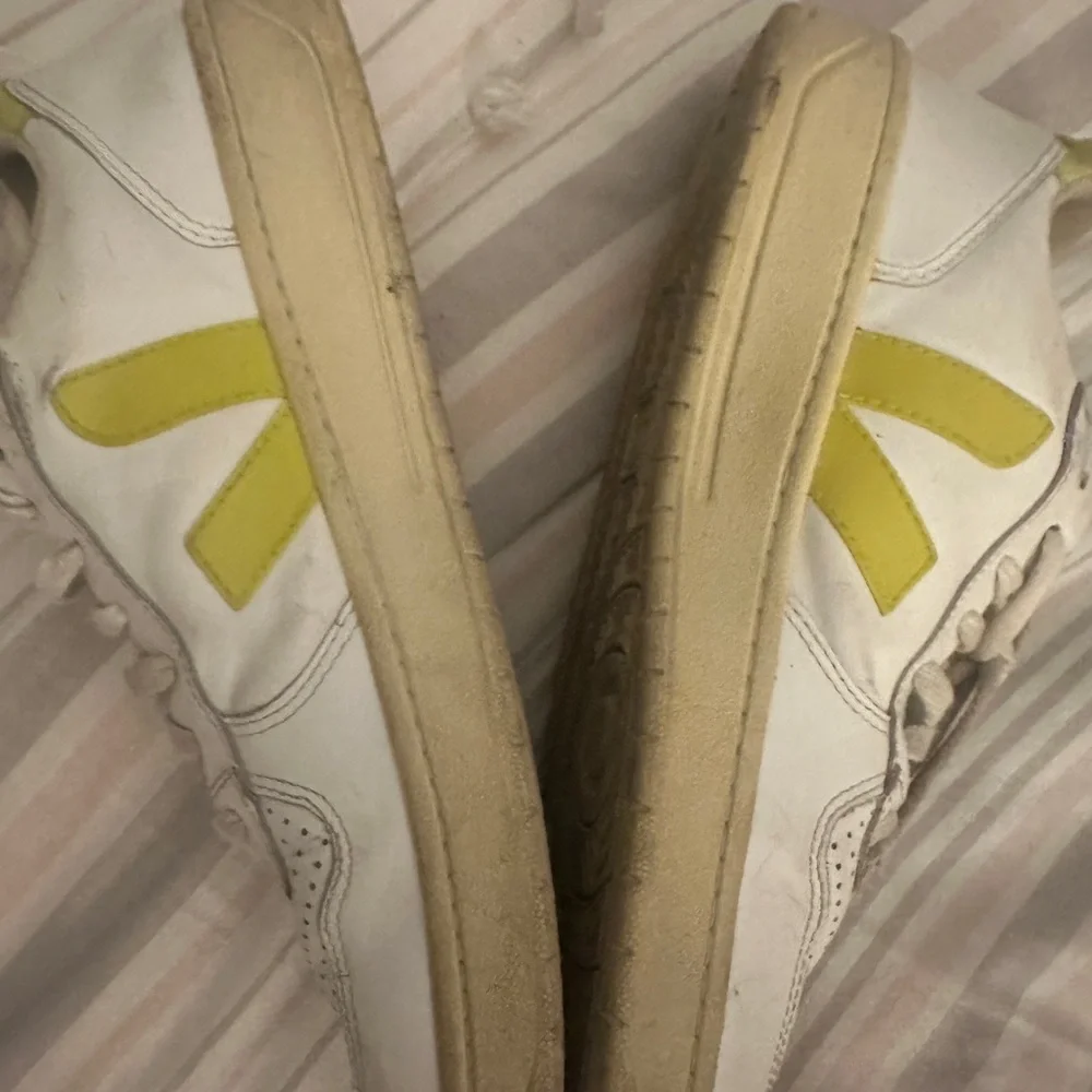 Veja White and Yellow Sneakers - Picture 4 of 8